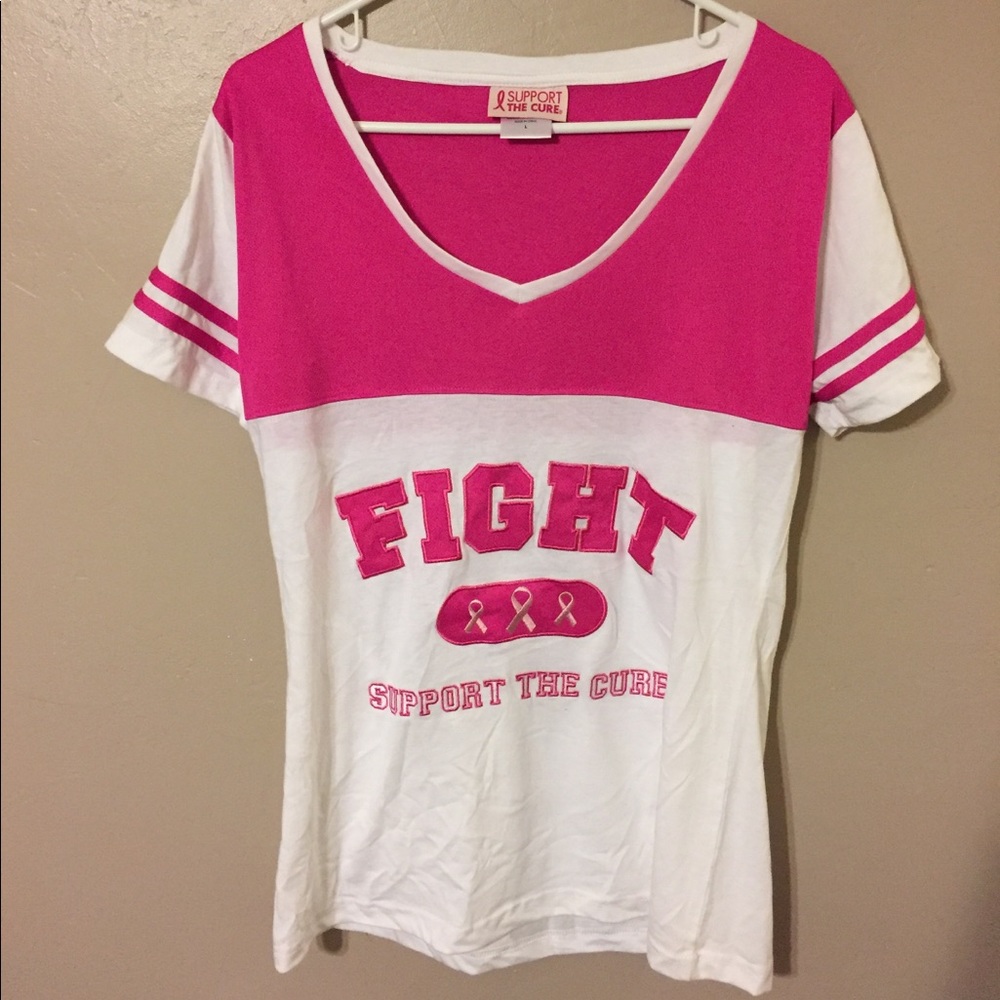 Fight the Cure short sleeve T-shirt size Large